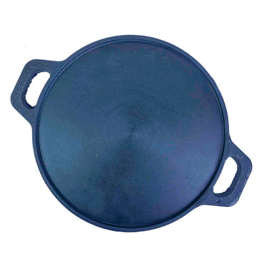 Dosa Tawa (12 Inch / 30 Cm) + Cast Iron Pannirayam/Appam - 12 Cavity (29 Cm/ 11.5 Inch)