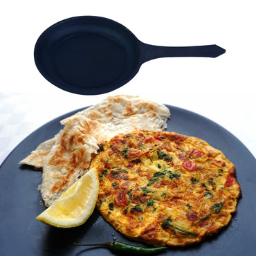 Cast Iron Mini Omlette Pan / Tadka / Fry Pan (19 cm / 7.5 inch)